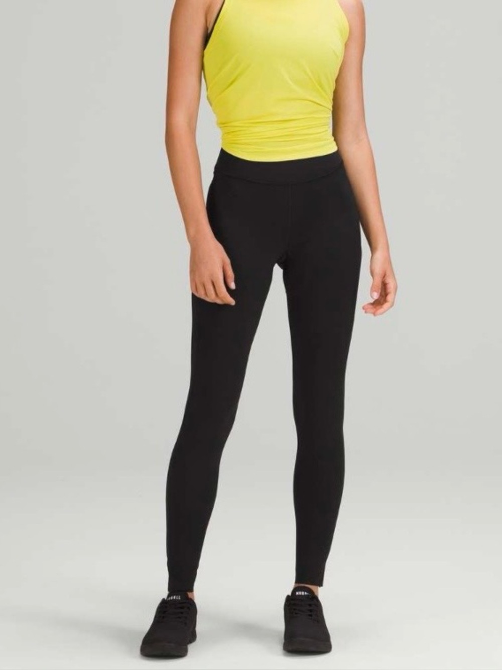 Lululemon Base Pace High-Rise Tight 28” Black| Nulux Running Yoga Athleisure